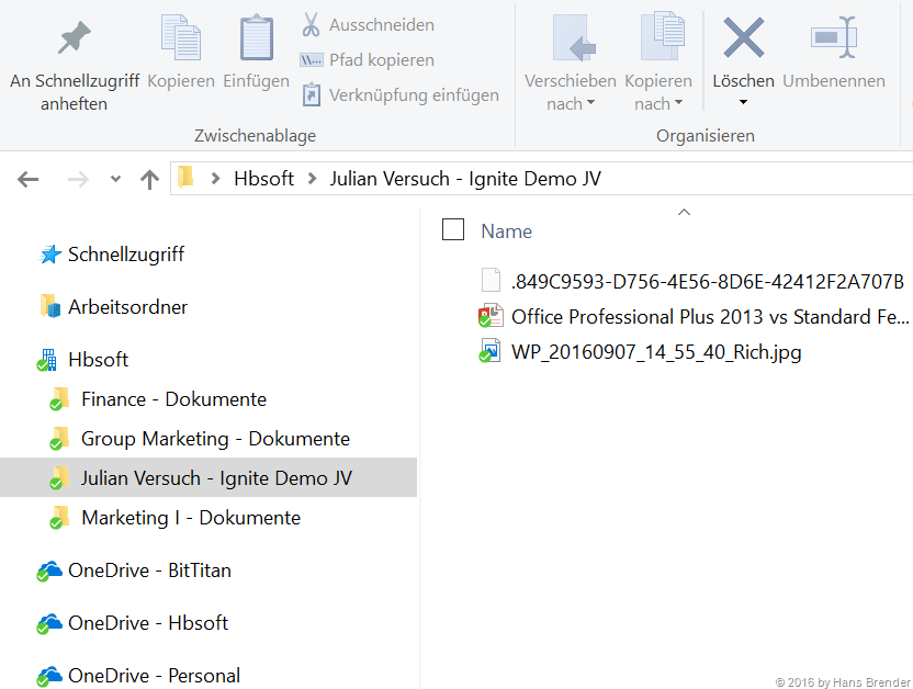 mac onedrive for business sync shared folder
