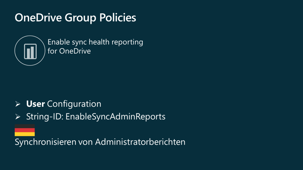 Group Policy Synchronize Admin Reports